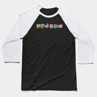 Vintage cars shapes Baseball T-Shirt